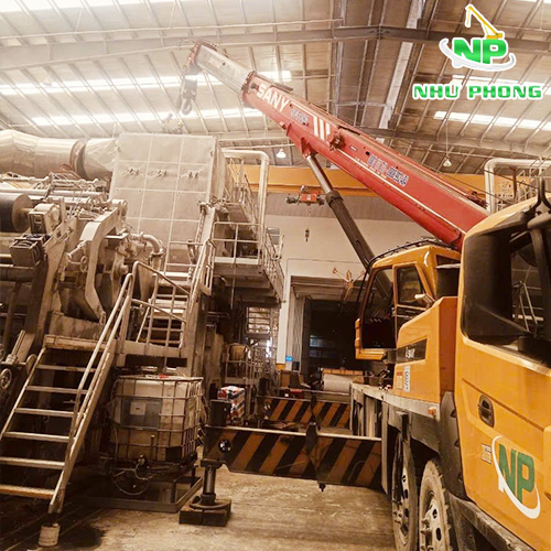 Dịch vụ vận chuyển, cẩu nâng hạ và lắp đặt thiết bị máy móc cho công ty, xí nghiệp